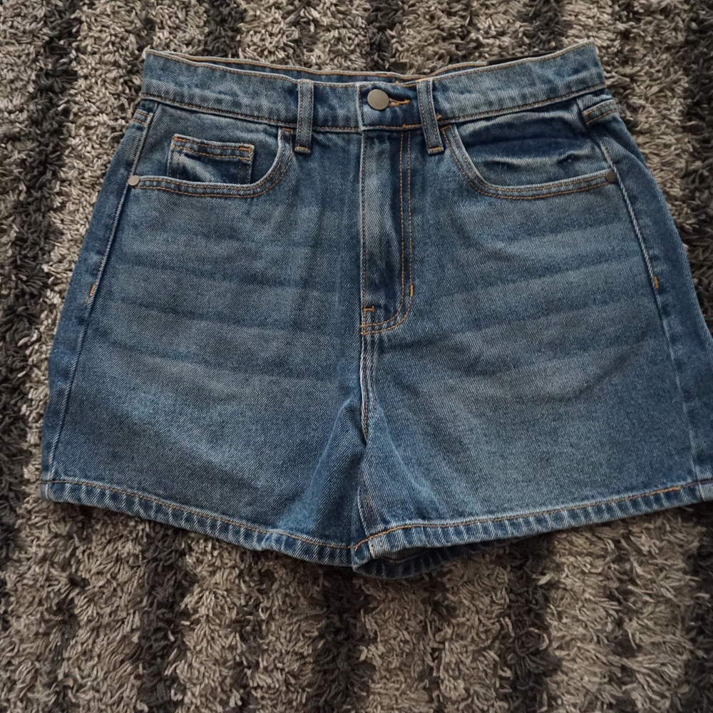 This Is The One Denim Mom Shorts